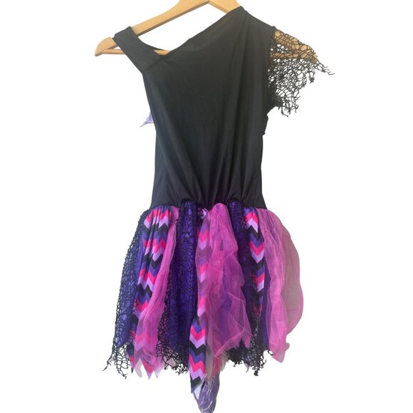 Cheshire Cat Halloween Costume Child Size M Spirit Halloween Punk Rocker Cosplay - Picture 4 of 8